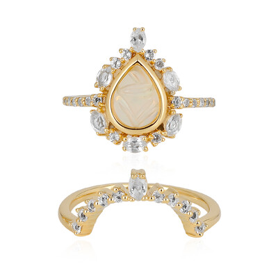 Welo Opal Silver Ring