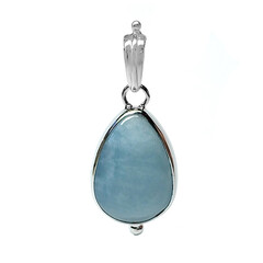 Aquamarine Silver Pendant (Bali Barong)