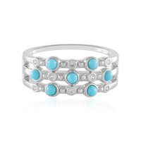 Sleeping Beauty Turquoise Silver Ring