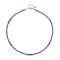 Mystic Hematite Silver Necklace