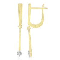 9K SI1 (G) Diamond Gold Earrings