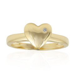 9K SI1 (G) Diamond Gold Ring