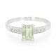 Canary Kunzite Silver Ring