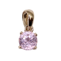 9K Kunzite Gold Pendant