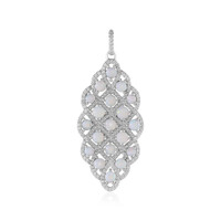 Australian Opal Silver Pendant