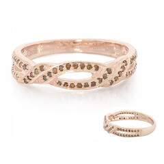Fancy Diamond Silver Ring