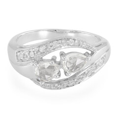 White Sapphire Silver Ring