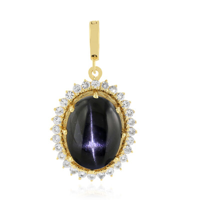 Indian star diopside Silver Pendant