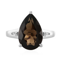 Smoky Quartz Silver Ring