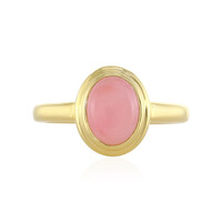 Pink Opal Silver Ring