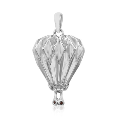 Mozambique Garnet Silver Pendant
