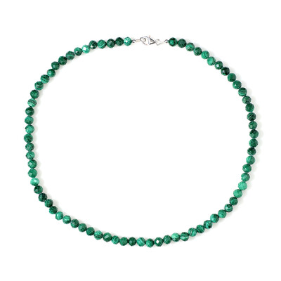 Malachite Silver Necklace