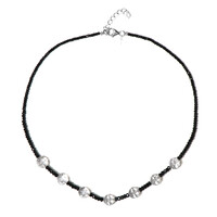 White Quartz Silver Necklace