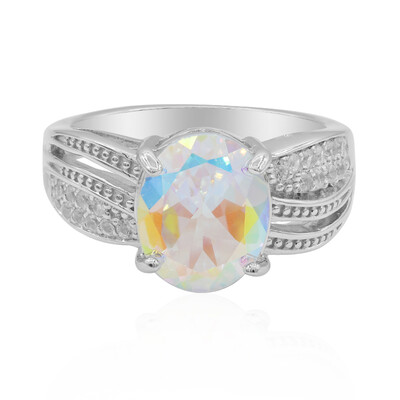 Moonlight Topaz Silver Ring
