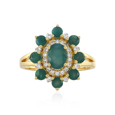 Grandidierite Silver Ring