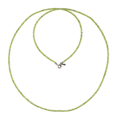 Peridot Silver Necklace