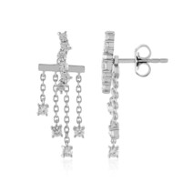Zircon Silver Earrings