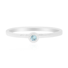 Swiss Blue Topaz Silver Ring
