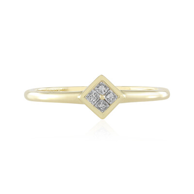 9K SI2 (H) Diamond Gold Ring