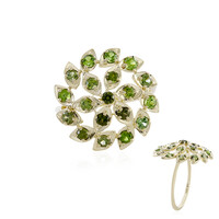 9K Ceylon Green Zircon Gold Ring
