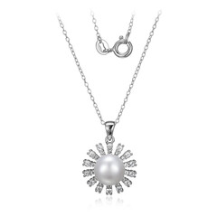 Freshwater pearl Silver Necklace