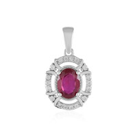 Madagascar Ruby Silver Pendant