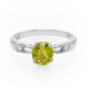 Cuprian Tourmaline Silver Ring