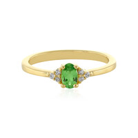 Tsavorite Silver Ring