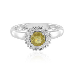 Madagascar Yellow Sapphire Silver Ring