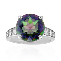 Mystic Quartz Silver Ring
