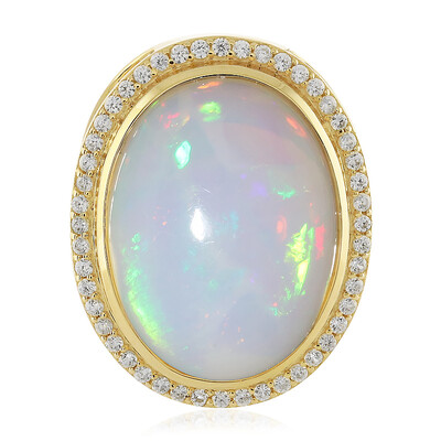 9K Welo Opal Gold Pendant