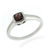Mozambique Garnet Silver Ring