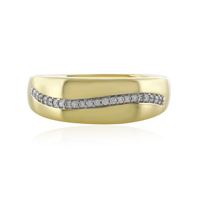 9K Flawless (F) Diamond Gold Ring (LUCENT DIAMONDS)