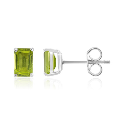 Peridot Silver Earrings