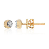 9K SI1 (G) Diamond Gold Earrings
