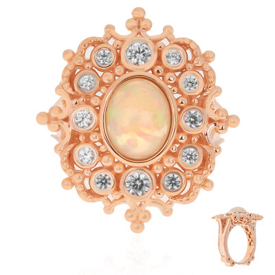 Welo Opal Silver Ring (Dallas Prince Designs)