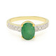Bahia Emerald Silver Ring