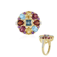 London Blue Topaz Silver Ring