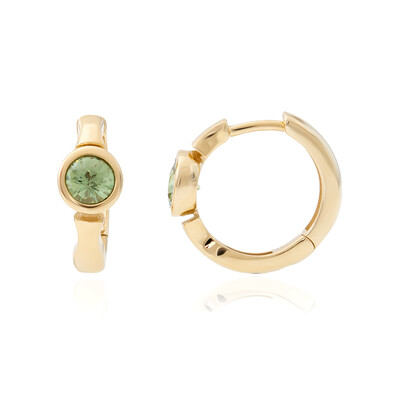 9K Namibian Demantoid Gold Earrings (CUSTODANA)