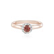 Pink Zircon Silver Ring
