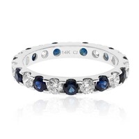 14K Ceylon Sapphire Gold Ring (CIRARI)