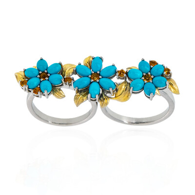 Sleeping Beauty Turquoise Silver Ring (Dallas Prince Designs)