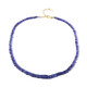 Tanzanite Silver Necklace (Adela Silber)