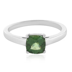 Chrome Apatite Silver Ring