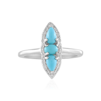 Sleeping Beauty Turquoise Silver Ring