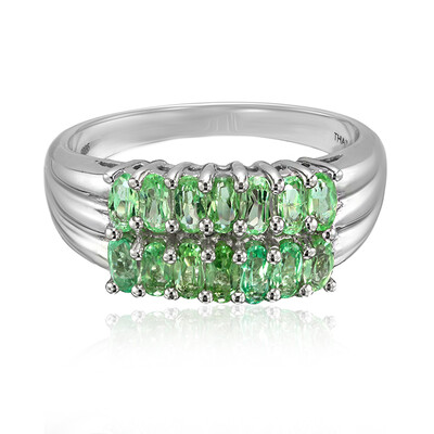 Paraiba Tourmaline Silver Ring