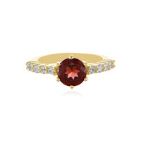 Mozambique Garnet Silver Ring