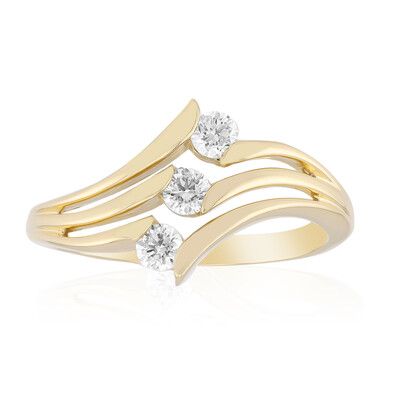 9K SI1 (G) Diamond Gold Ring (Annette)