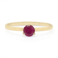 9K Madagascar Ruby Gold Ring