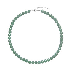 Green Aventurine Silver Necklace
